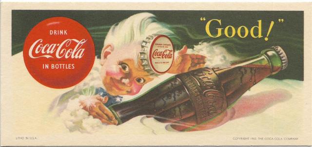 Coca-Cola Blotter - Good!