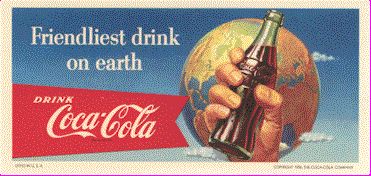 Coca-Cola Blotter - Friendliest Drink on Earth