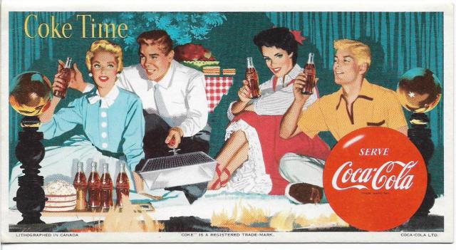 Coca-Cola Blotter - 1965