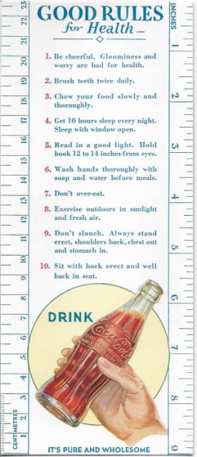 Coca-Cola Blotter - Good Rules